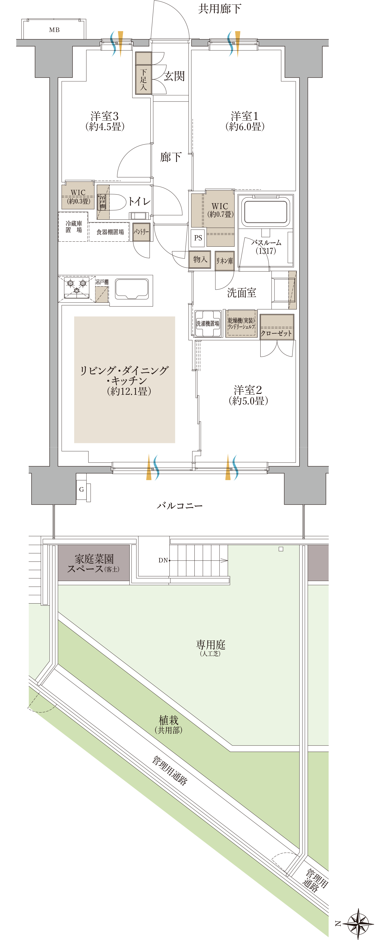 Bt type 間取り図